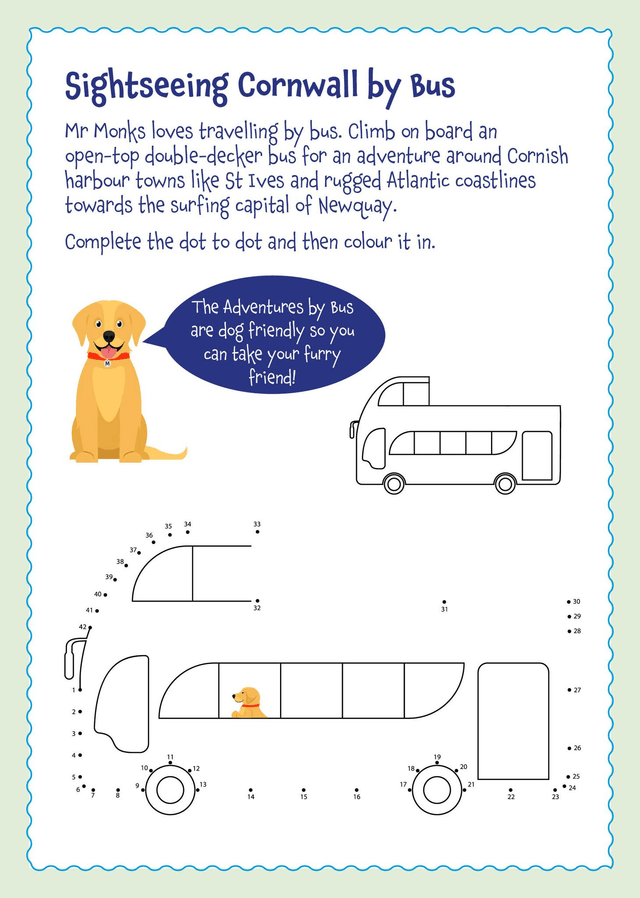 Mr Monks Children's Cornwall Holiday Diary