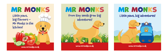 Mr Monks Fridge Magnets